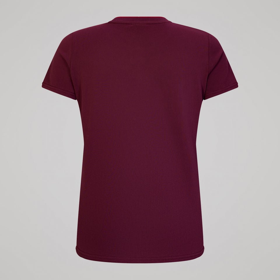 Womens Ireland Cotton Tee Purple
