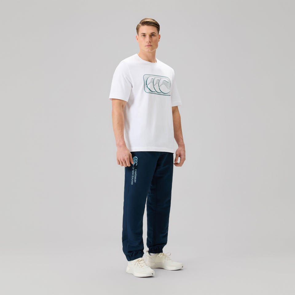 MENS CUFFED HEM STADIUM PANT NAVY