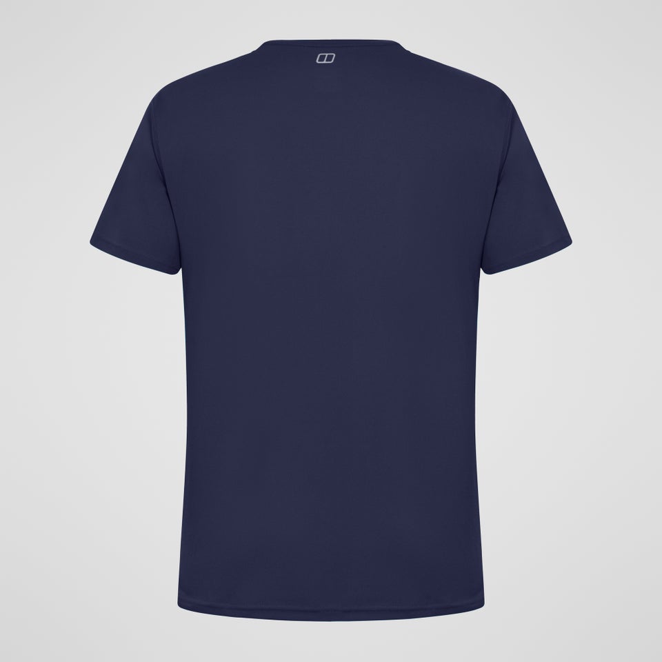 Herren  Evedon Tech Tee - Dunkelblau