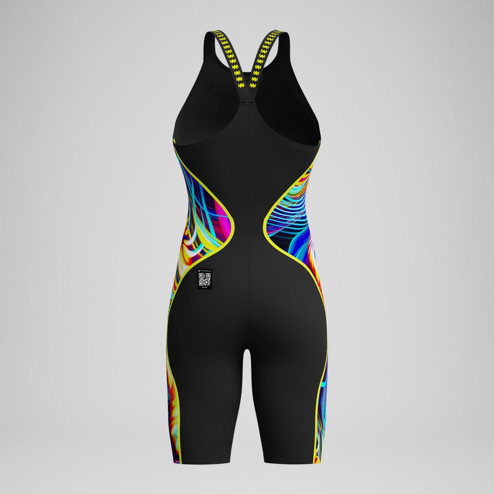Women's Fastskin LZR Pure Intent 2.0 Closedback Kneeskin Black/Yellow