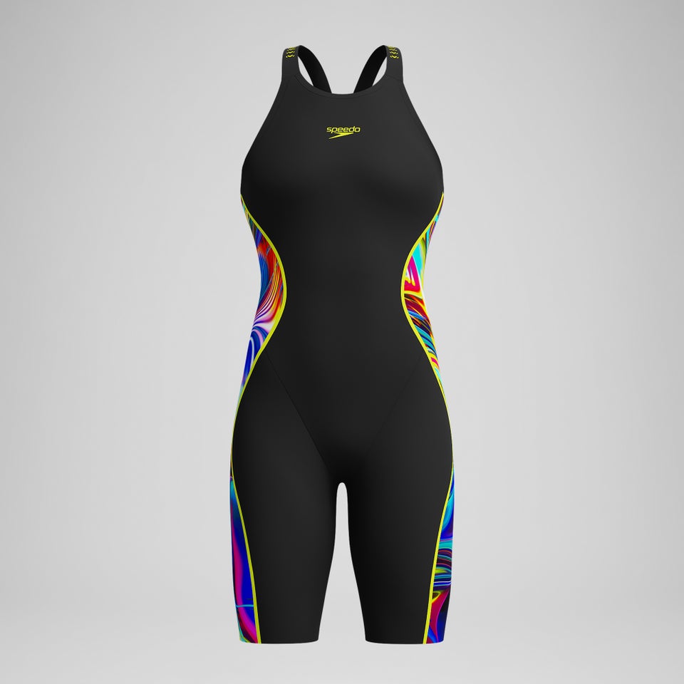 Women's Fastskin LZR Pure Intent 2.0 Closedback Kneeskin Black/Yellow