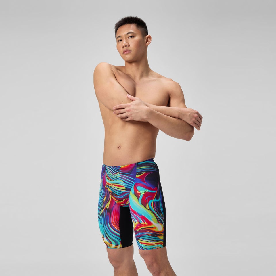 Men's Fastskin LZR Pure Valor 2.0 High Waisted Jammer Black/Red