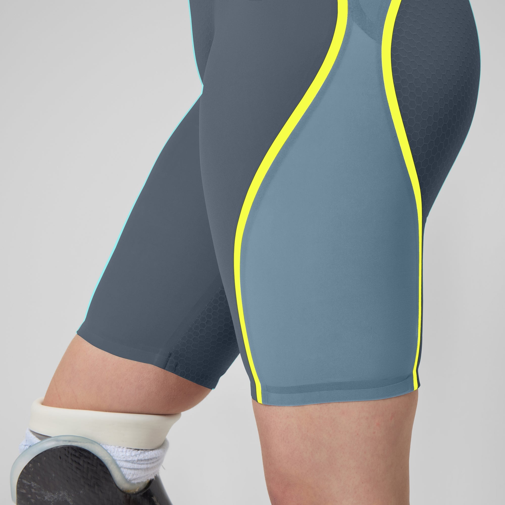 Women's Fastskin LZR Pure Intent 2.0 Closedback Kneeskin Gray/Blue