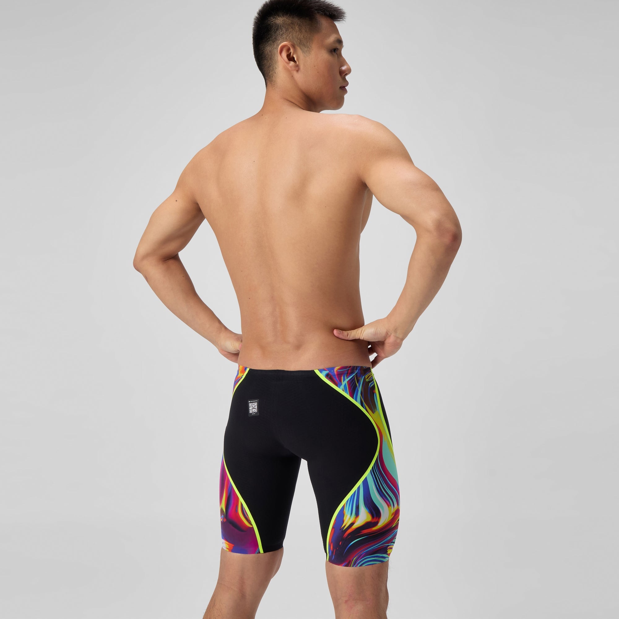 Men's Fastskin LZR Pure Intent 2.0 Jammer Black/Yellow | Speedo USA