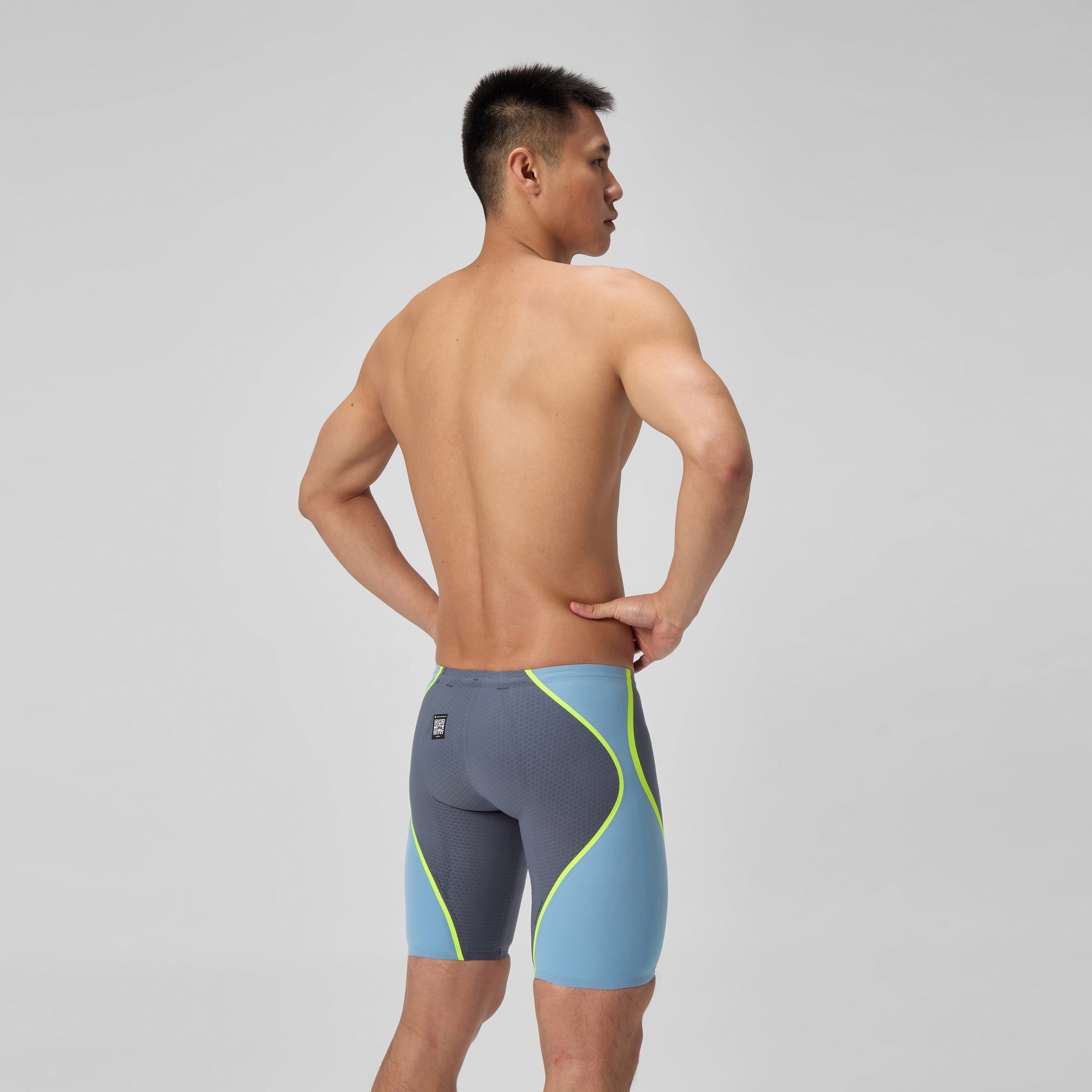 Men's Fastskin LZR Pure Intent 2.0 Jammer Gray/Blue | Speedo USA