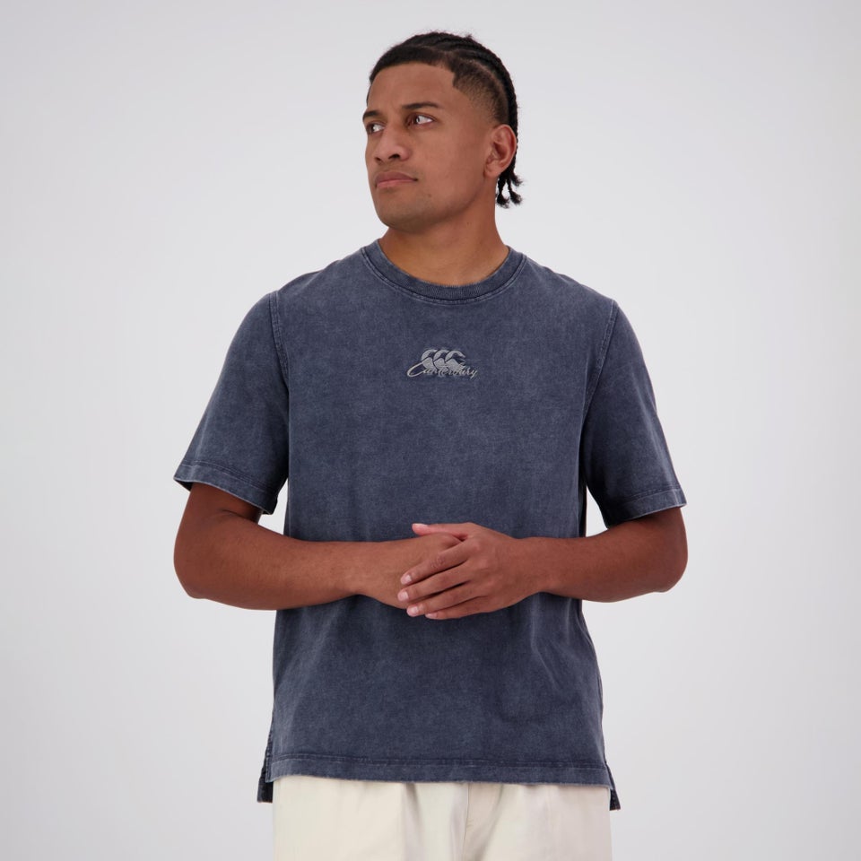 MENS HERITAGE WASHED T-SHIRT INDIA INK