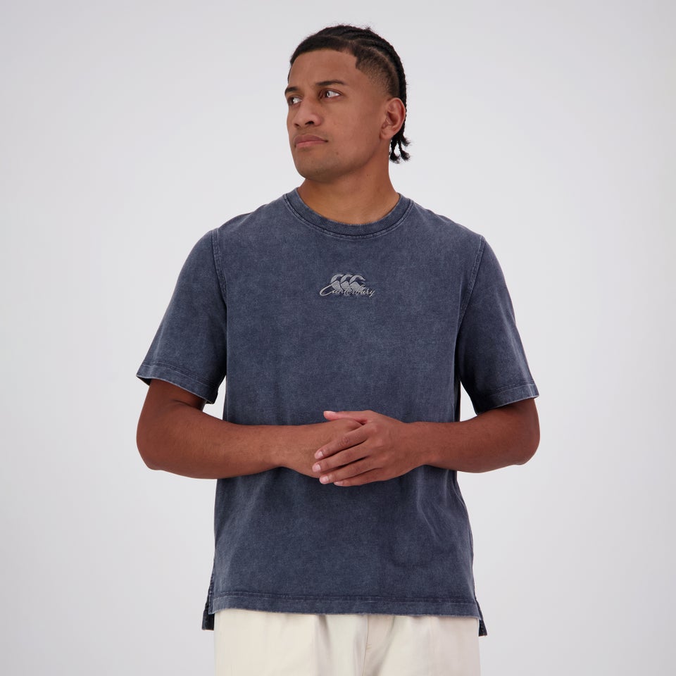 MENS HERITAGE WASHED T-SHIRT INDIA INK