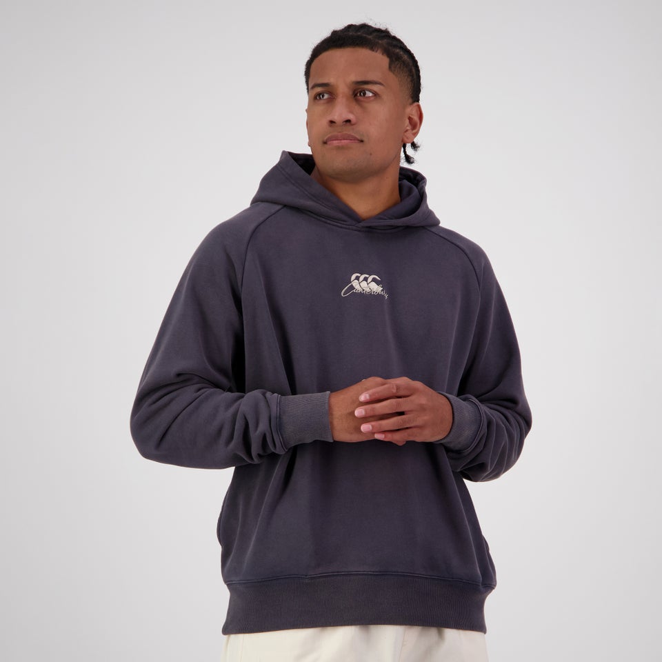 MENS HERITAGE WASHED HOODIE INDIA INK