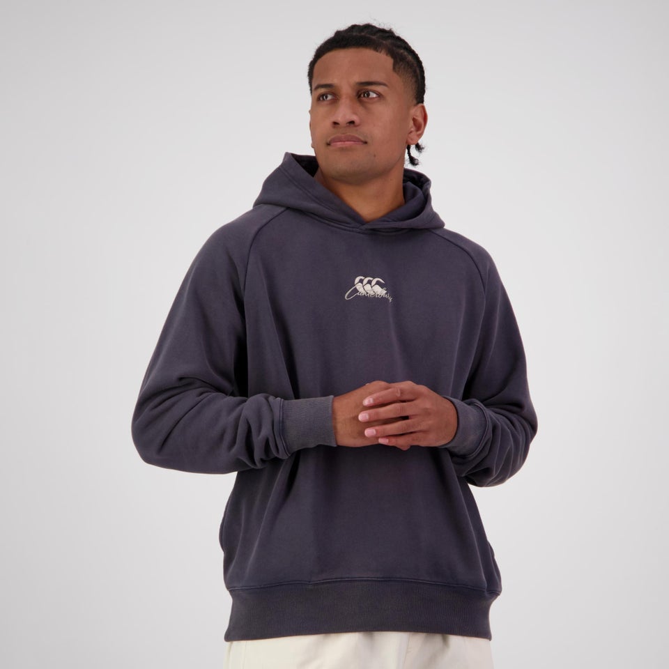 MENS HERITAGE WASHED HOODIE INDIA INK