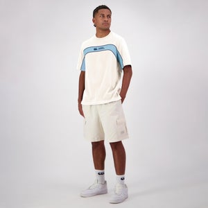 MENS HERITAGE PANELLED T-SHIRT WHITE