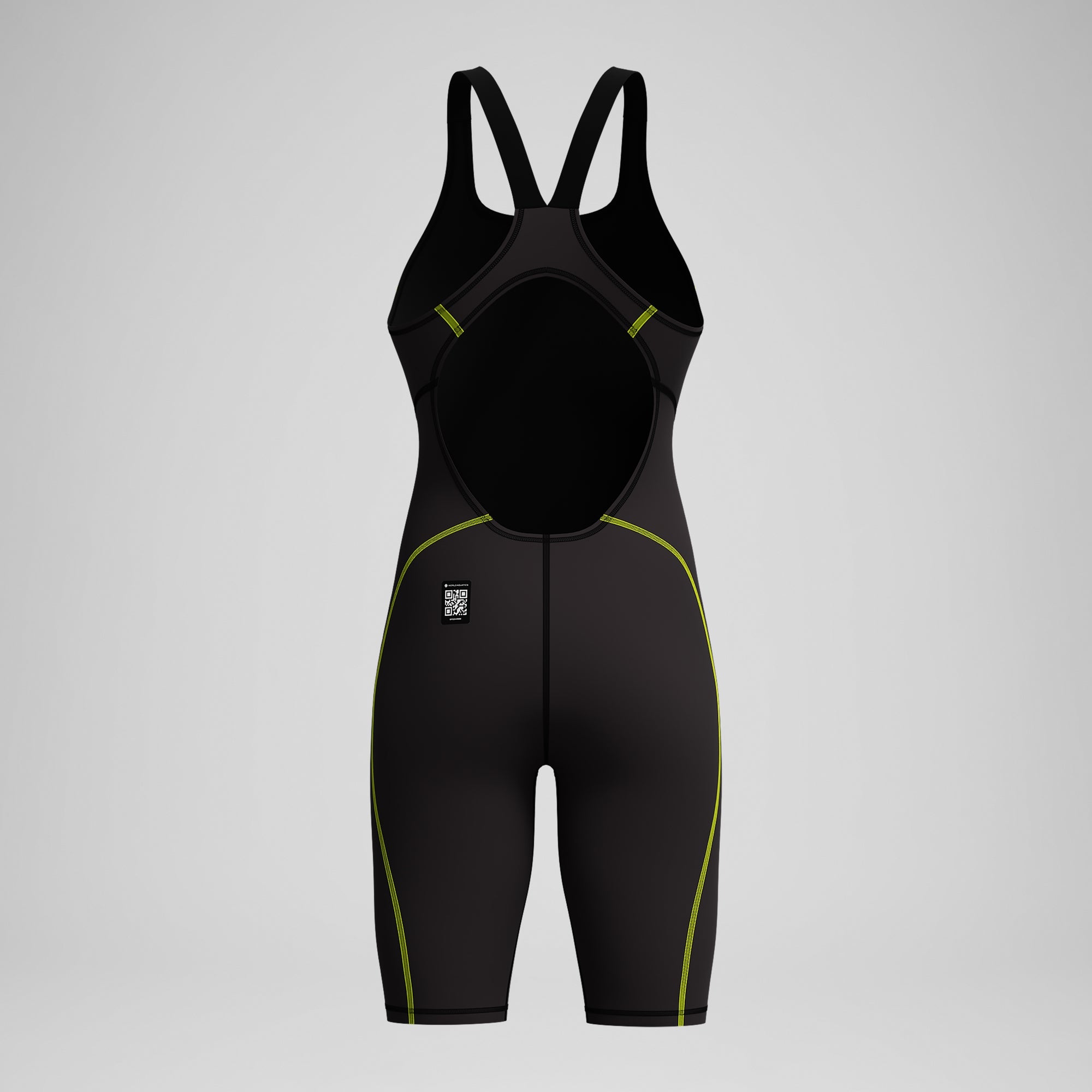 Female Fastskin HyperSpark Openback Kneeskin Black | Speedo USA