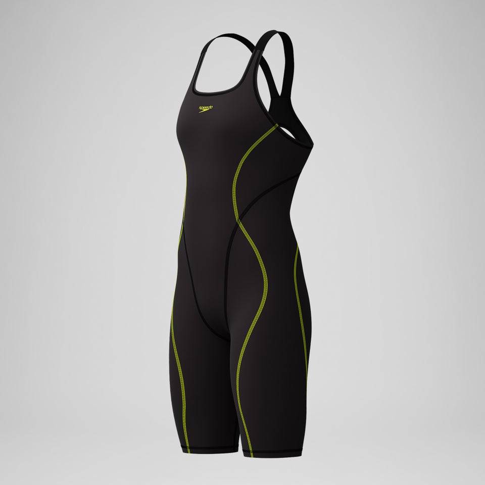 Combinaison partielle à dos ouvert noire pour femmes Fastskin HyperSpark