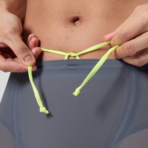 Cuissard de natation taille haute gris/bleu pour hommes LZR Pure Valor 2.0