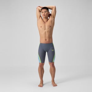 Cuissard de natation taille haute gris/bleu pour hommes Fastskin LZR Pure Intent 2.0