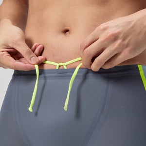 Cuissard de natation taille haute gris/bleu pour hommes Fastskin LZR Pure Intent 2.0