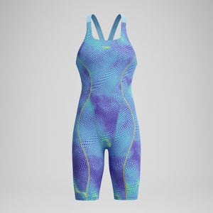 Female Fastskin HyperSpark Openback Kneeskin Blue/Purple