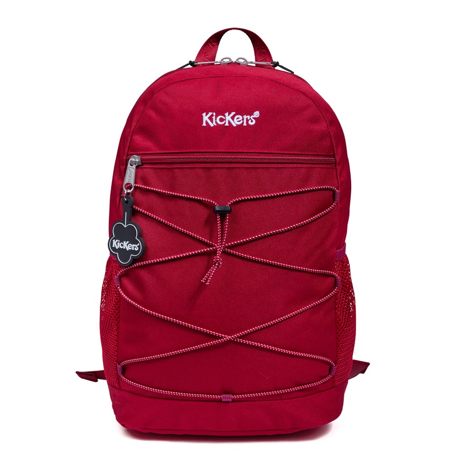 Adult Unisex Adventure Kickers Rucksack Burgandy