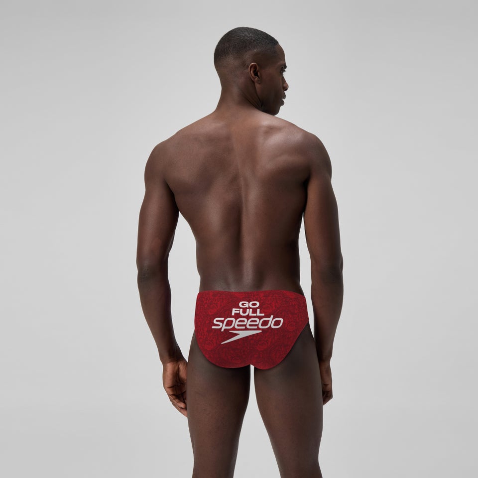 Men's British & Irish Lions 7cm Briefs Red