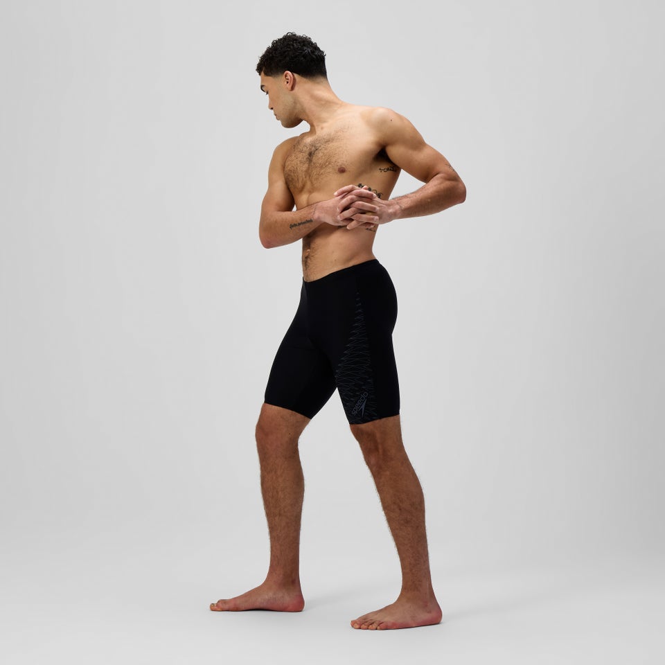 Men's Medley Logo Jammer Black/Grey