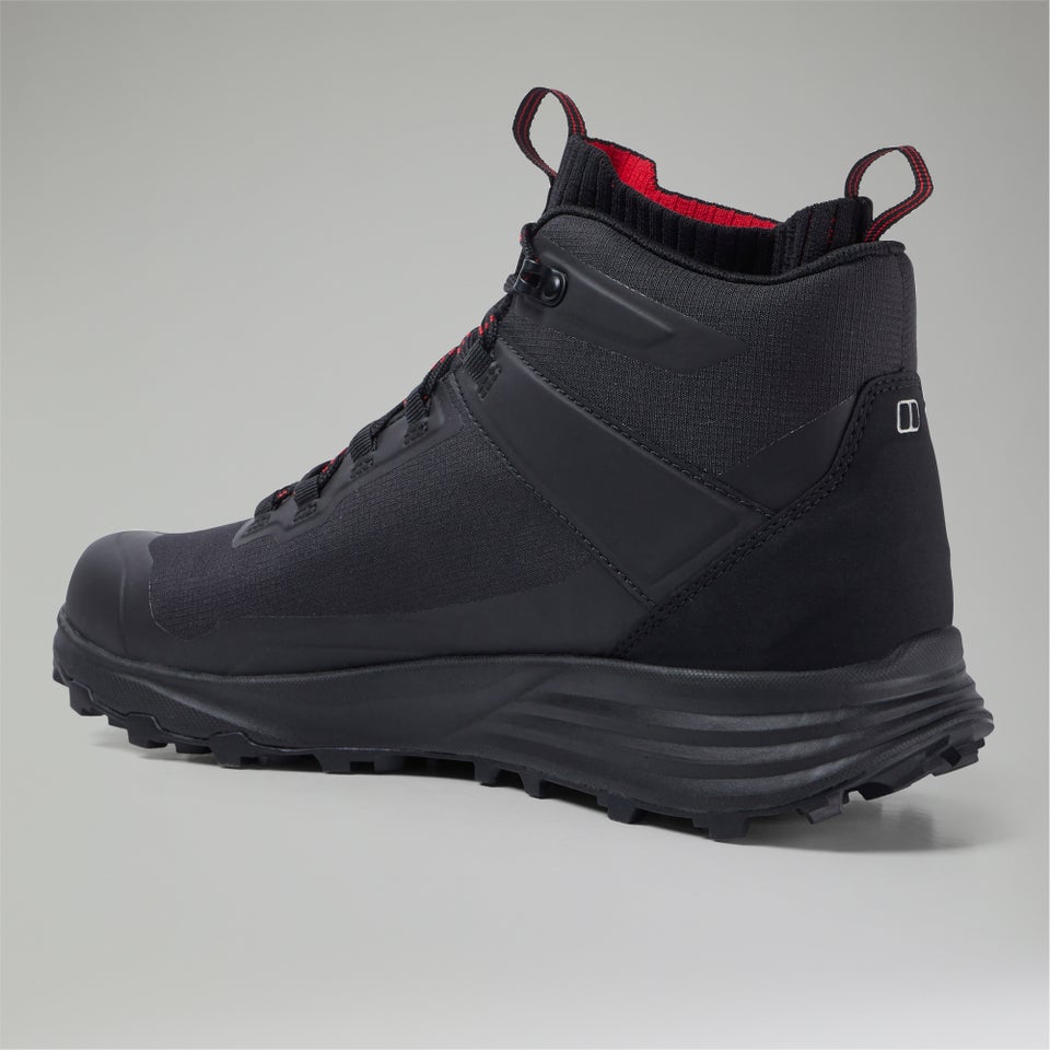 Men's VC22 Mid 2.0 Gore-Tex Waterproof Shoe - Black/Red