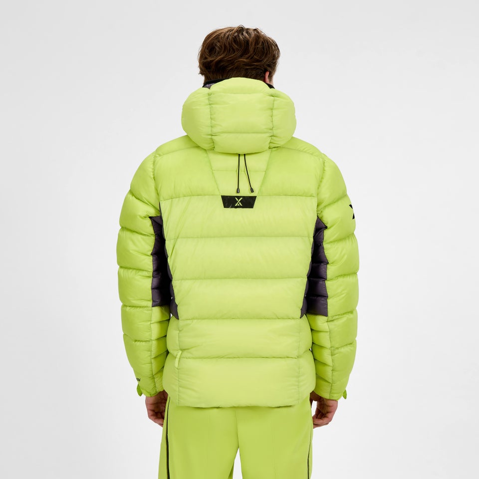 Men's MTN Arete Ultra Down Hoody - Yellow/Purple