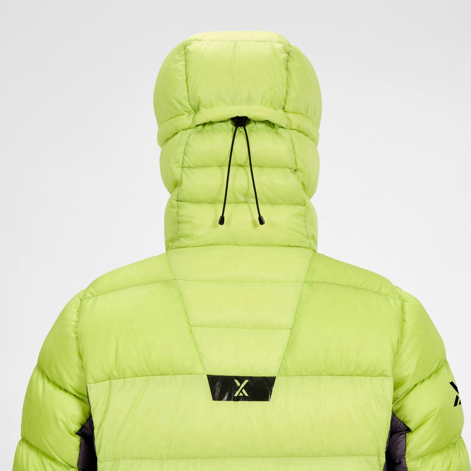 Men's MTN Arete Ultra Down Hoody - Yellow/Purple