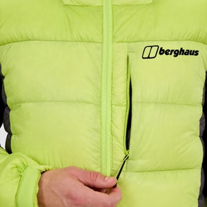 MTN Arete Ultra Daunen-Hoody für Herren - Gelb/Lila