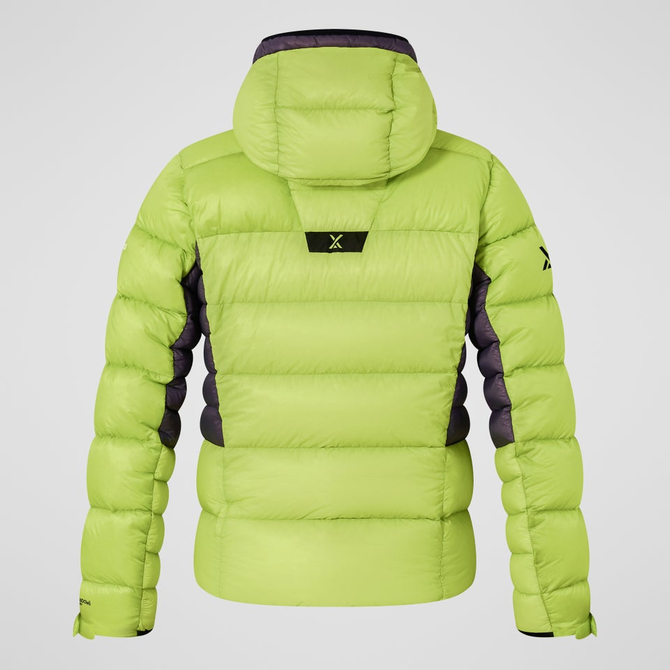 Men's MTN Arete Ultra Down Hoody - Yellow/Purple