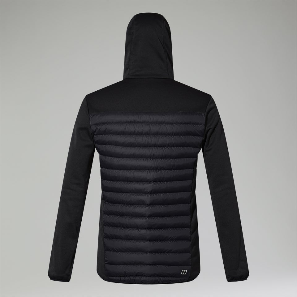 Men's Vaskye Hybrid Hooded Insulated Jacket  - Black