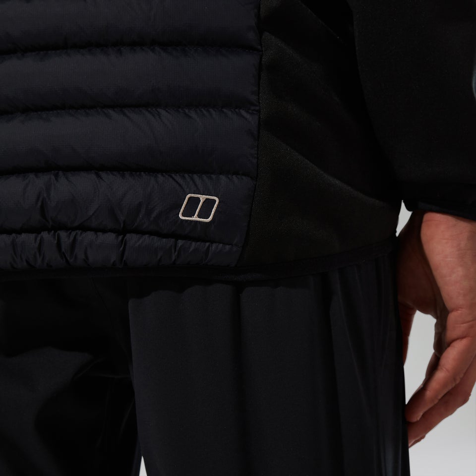 Men's Vaskye Hybrid Hooded Insulated Jacket  - Black