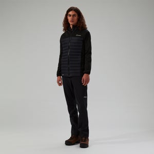 Men's Vaskye Hybrid Hooded Insulated Jacket - Black