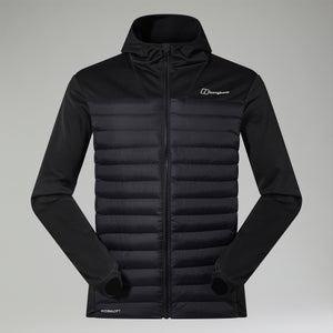 Men's Vaskye Hybrid Hooded Insulated Jacket - Black