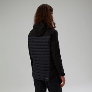 Men's Vaskye Hybrid Hooded Insulated Jacket - Black