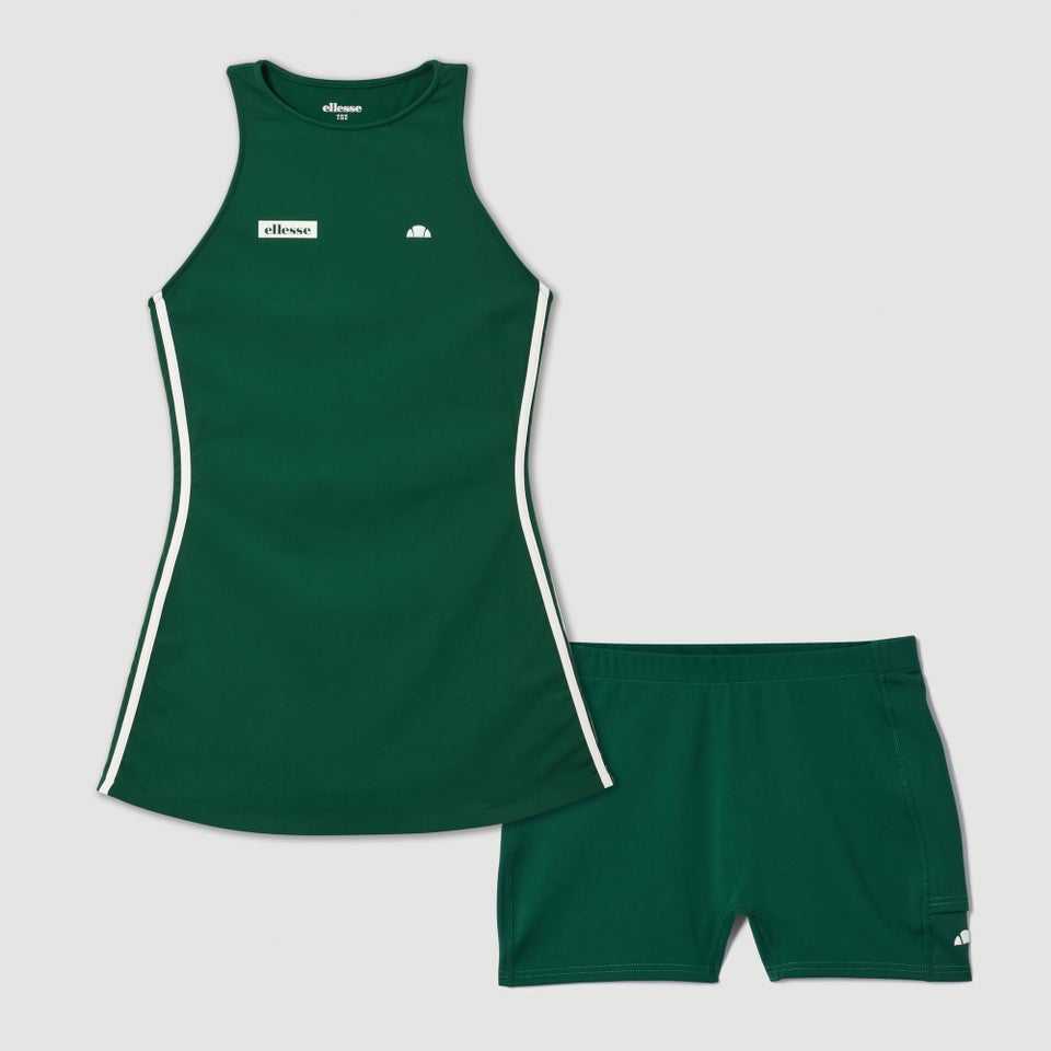 Women's Olgiata Tennis Dress Dark Green