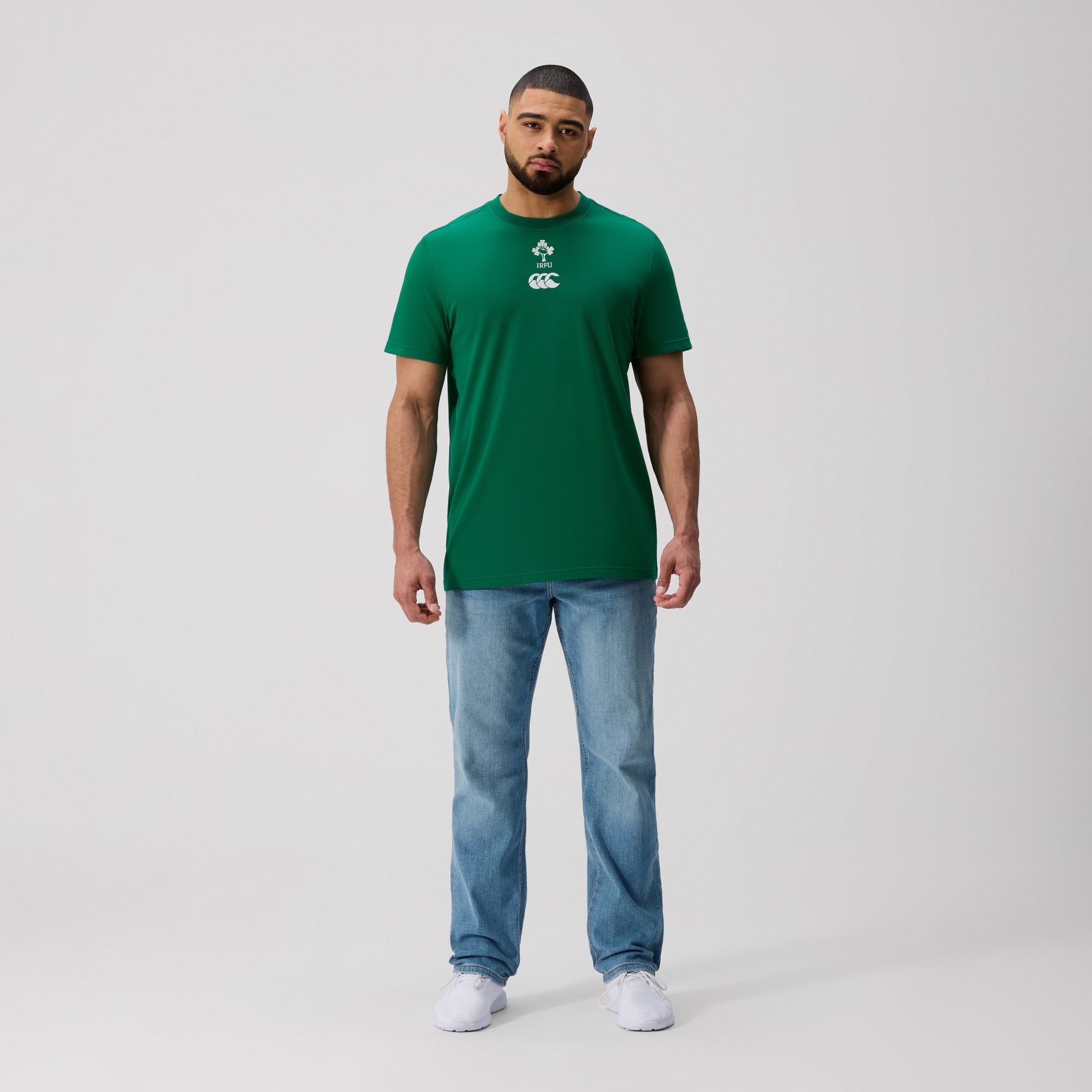 Mens Ireland Team Cotton Tee Green