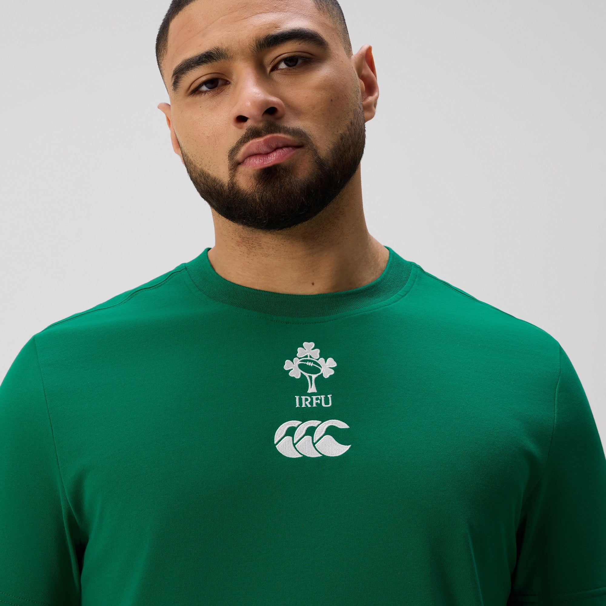 Mens Ireland Team Cotton Tee Green