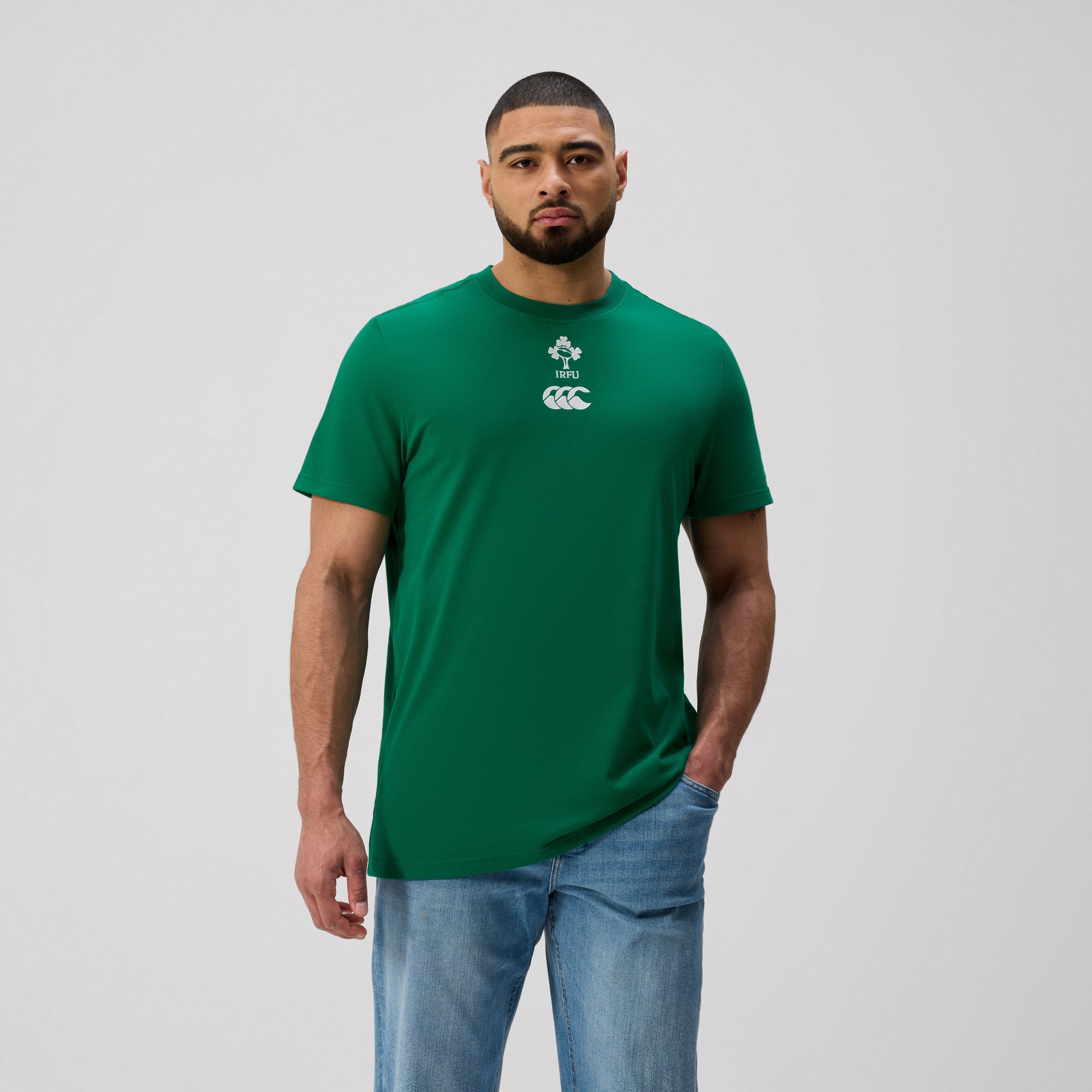 Mens Ireland Team Cotton Tee Green