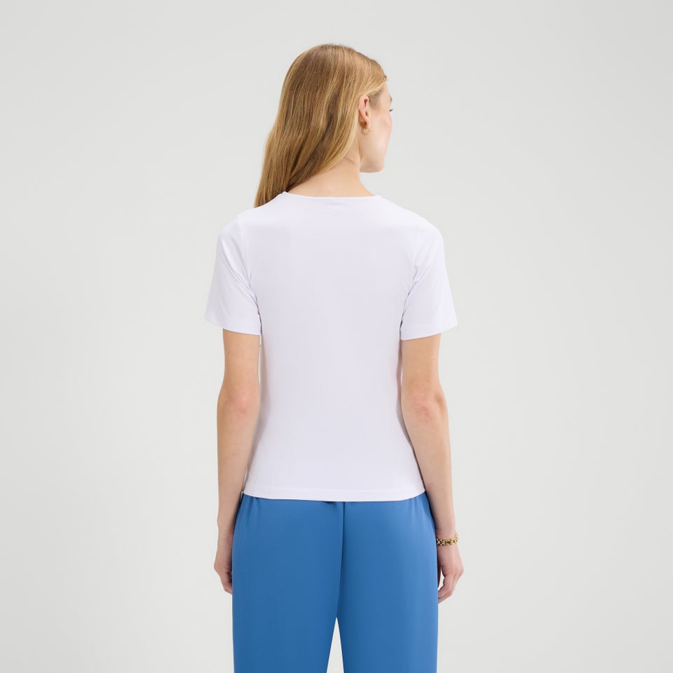 Women's Farnese Tee White/Blue