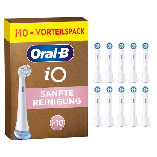 Oral-B Aufsteckbürsten iO Sanfte Reinigung Schwarz 10er FFU