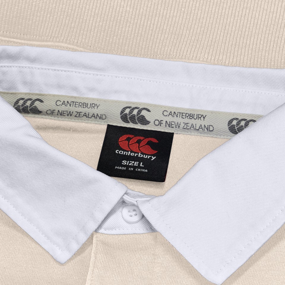 Mens Rugby Sweatshirt Beige