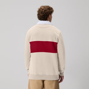 Mens Rugby Sweatshirt Beige