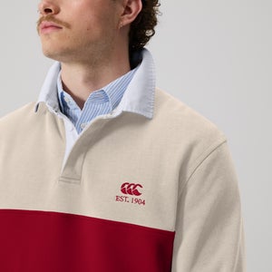 Mens Rugby Sweatshirt Beige