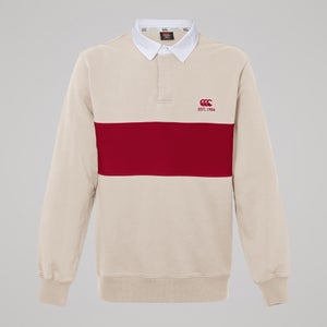 Mens Rugby Sweatshirt Beige