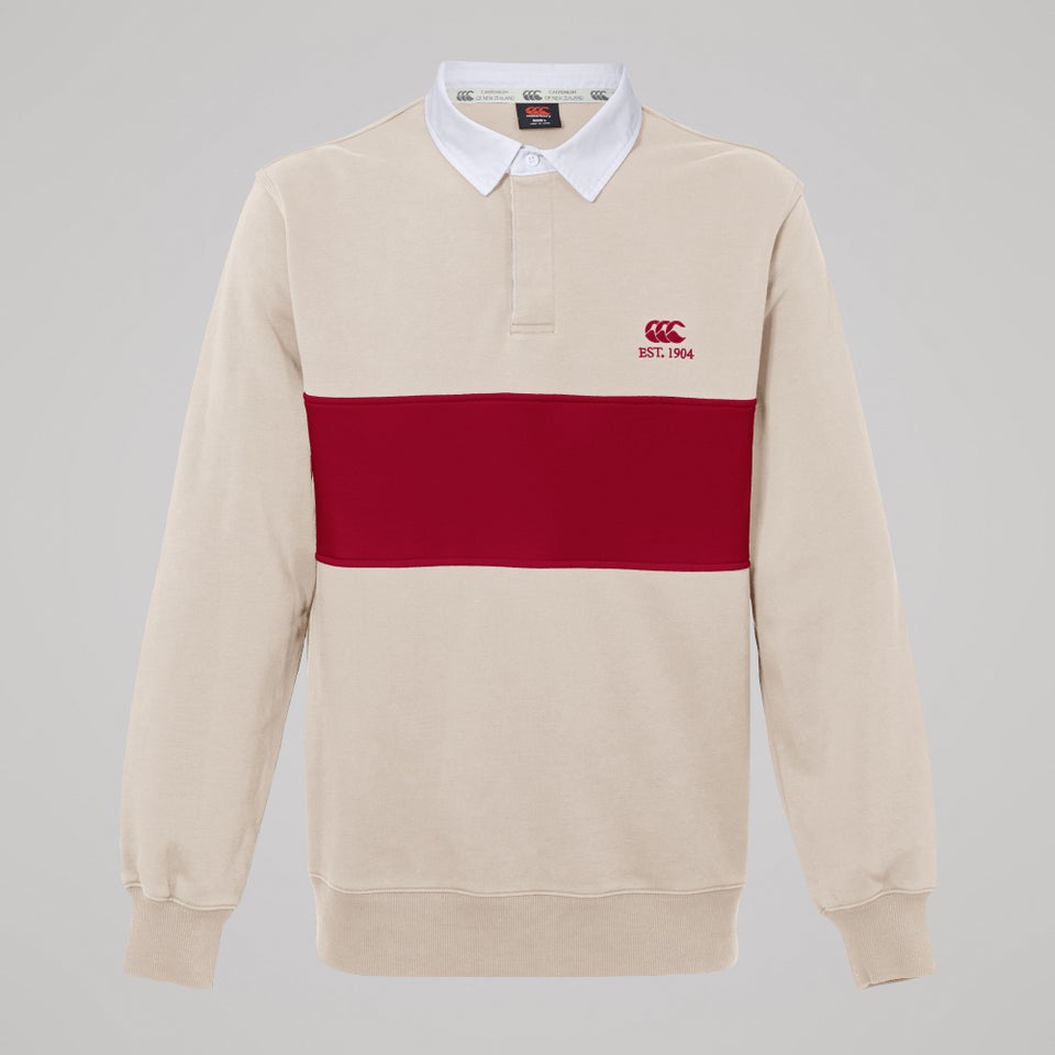 Mens Rugby Sweatshirt Beige