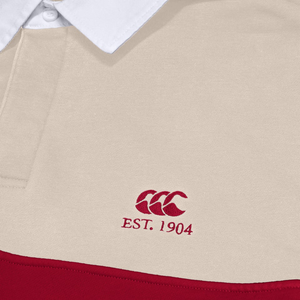 Mens Rugby Sweatshirt Beige