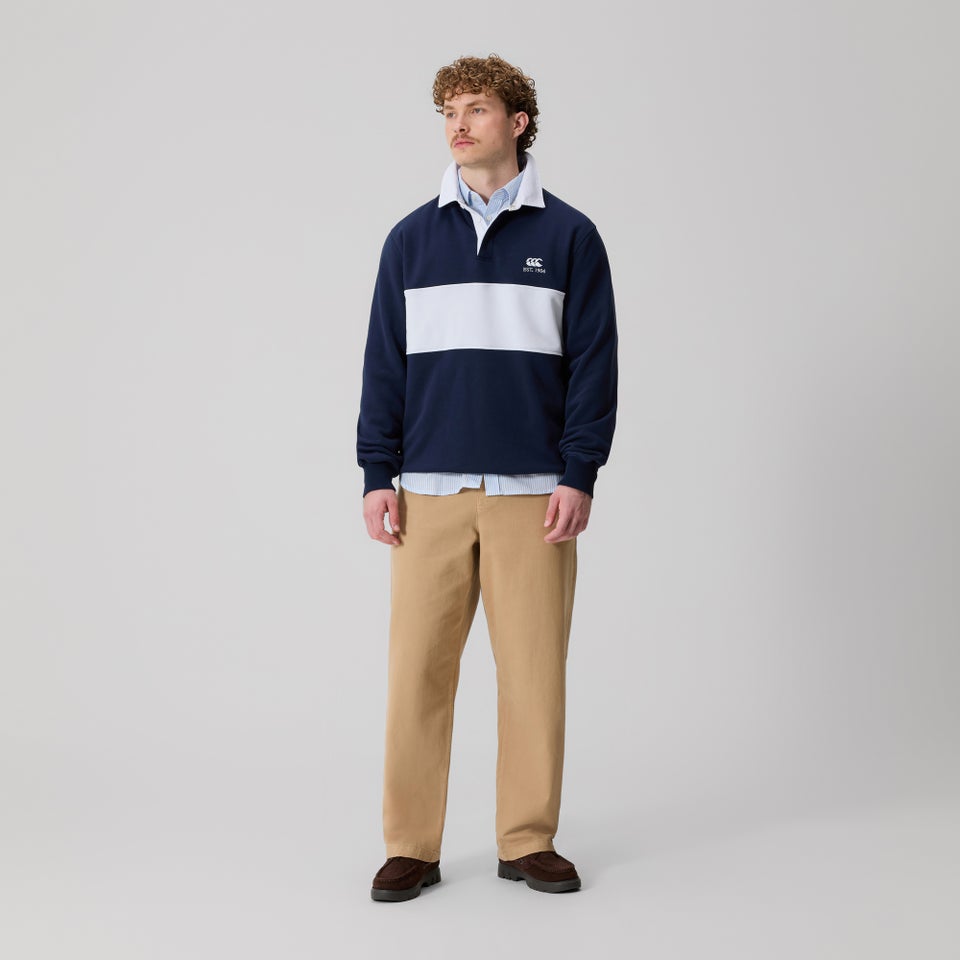 Mens Rugby Sweatshirt Navy