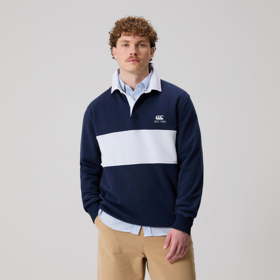 Mens Rugby Sweatshirt Navy