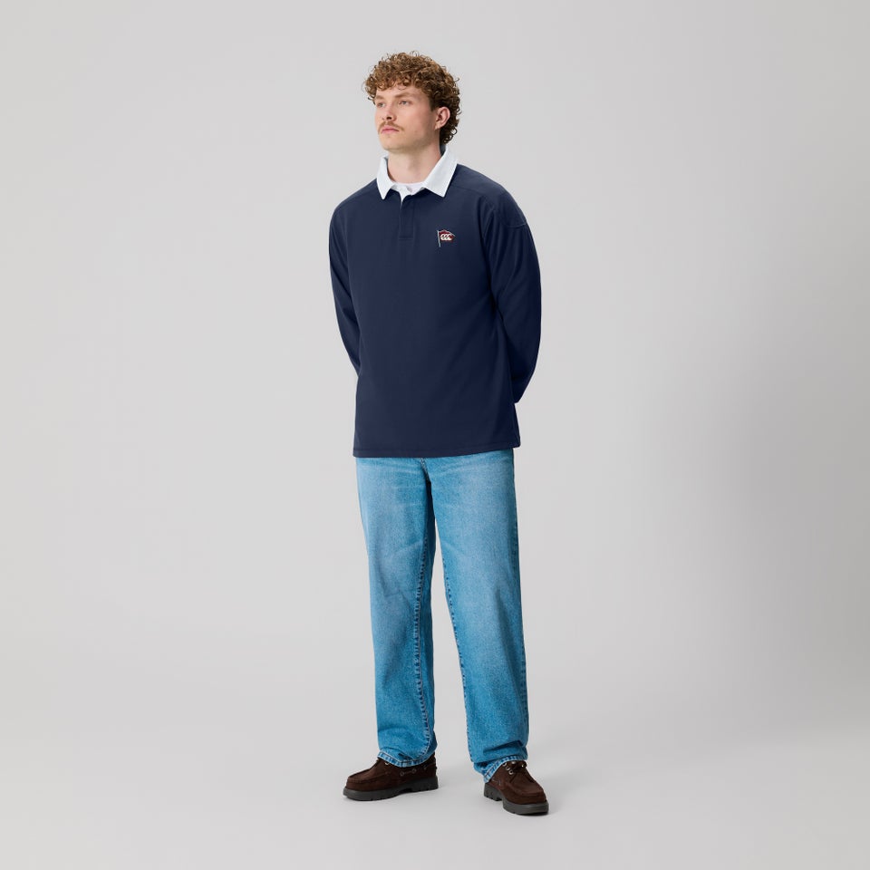 Mens The Rugby Jersey Navy