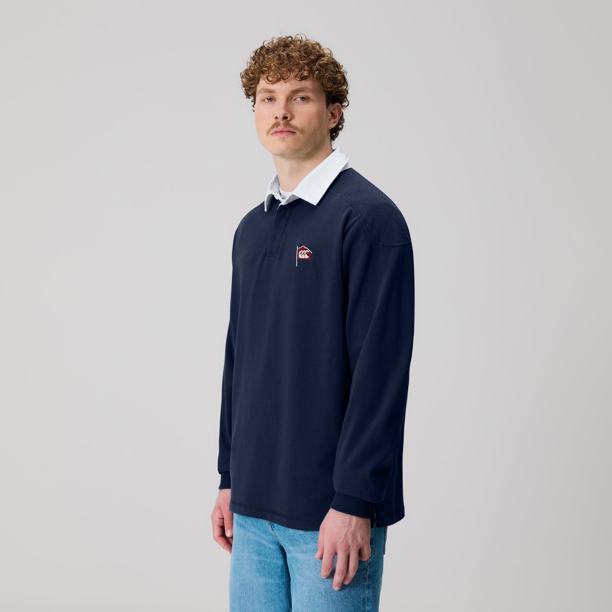 Mens The Rugby Jersey Navy | Canterbury