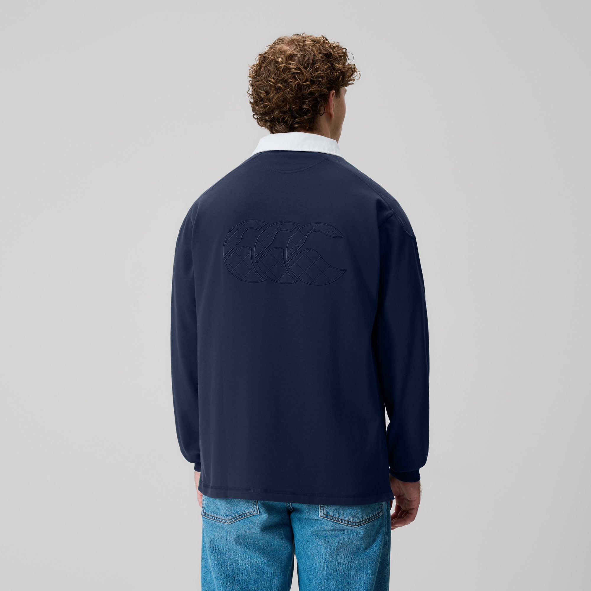 Mens The Rugby Jersey Navy | Canterbury